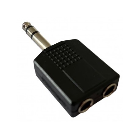 Adaptador 2 jacks 6,3mm...