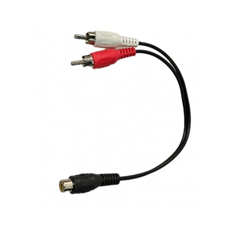 Cable Extension Y de 2 RCA...