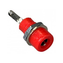 conector jack tipo banana rojo