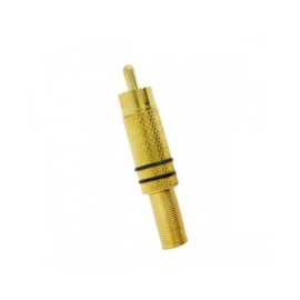 Conector RCA macho de metal...
