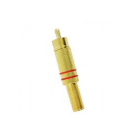 Conector RCA macho de metal...