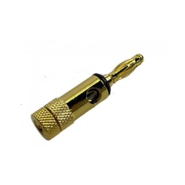 Conector Tipo Banana dorado...