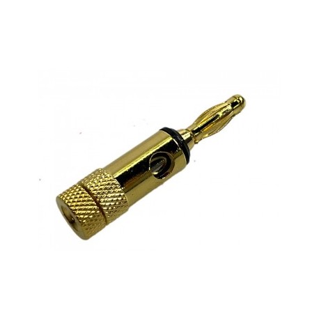 Conector Tipo Banana dorado...