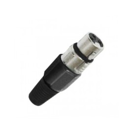 Conector XLR Negro Hembra...