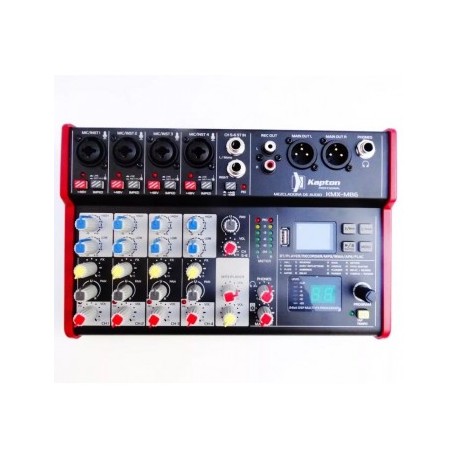 Mezcladora 6 Canales Usb...
