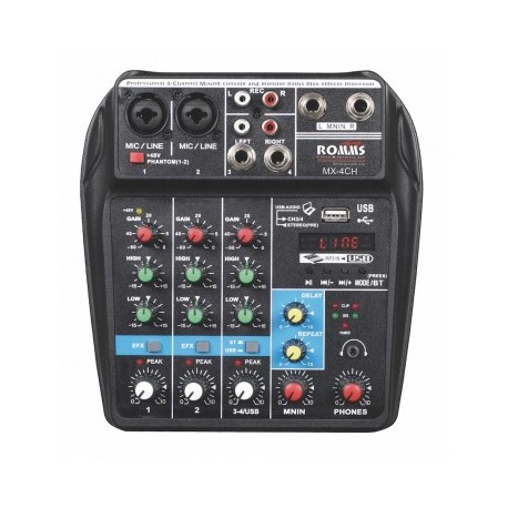 Mezcladora estereo pasiva 4...