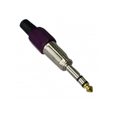 Plug Morado  6,3mm estéreo...