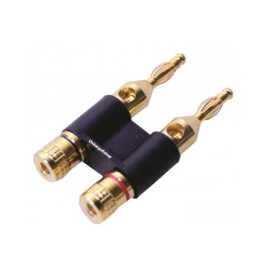 Plug NEGRO Doble Banana...