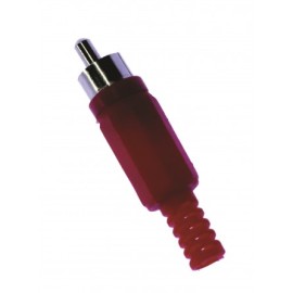 PLUG RCA COLOR ROJO DE...