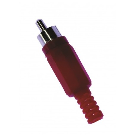 PLUG RCA COLOR ROJO DE...