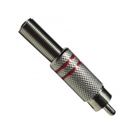 PLUG RCA METALICO FRANJA...