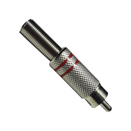 PLUG RCA METALICO FRANJA...