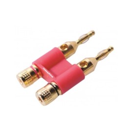 Plug ROJO Doble Banana...