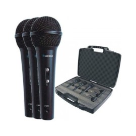 Set de 3 microfonos vocales...