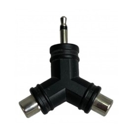 Adaptador de 2 jacks RCA a...